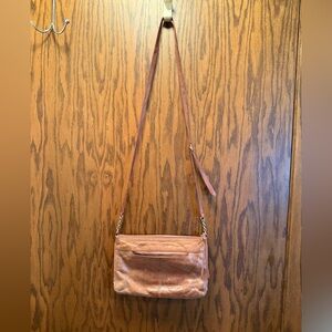 Brown "HOBO" Crossbody Bag